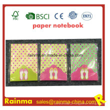 Bloco de notas de papel com glitter diamante